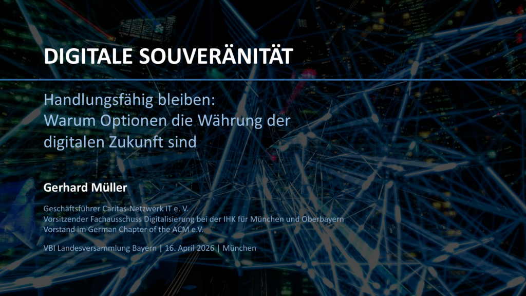Digitale Souveränität ≠ alles selbst machen